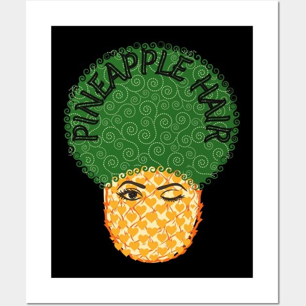 Pineapple hair Wall Art by SalxSal